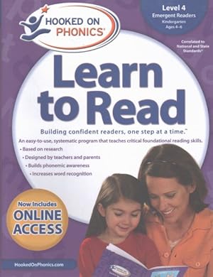 Seller image for Hooked on Phonics Learn to Read Level 4, Kindergarten Ages 4-6 : Emergent Readers for sale by GreatBookPrices