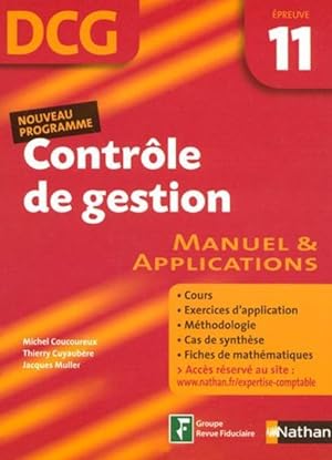 contrôle de gestion ; épreuve 11 ; dcg ; élève (édition 2007)