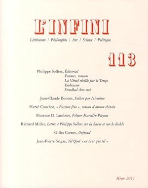 revue l'infini N.113