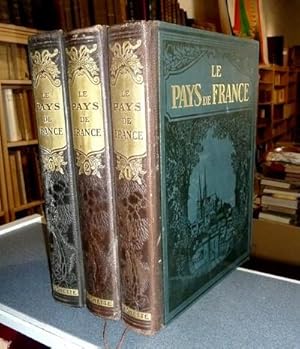 Image du vendeur pour Le pays de France (3 volumes). Les aspects de la nature, les richesses monumentales, les chefs d'oeuvre de l'art, les particularits de la vie rgionale mis en vente par Le Beau Livre