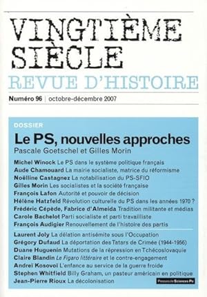 revue vingtième siècle n.96