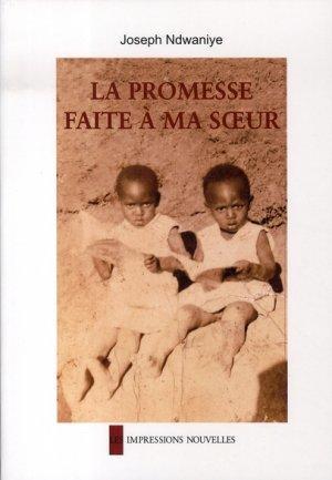 Seller image for la promesse faite  ma soeur for sale by Chapitre.com : livres et presse ancienne