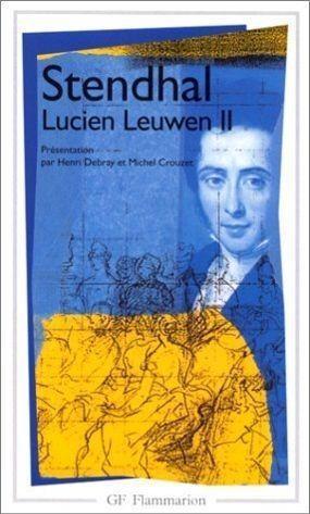 Image du vendeur pour Lucien Leuwen Tome 2 mis en vente par Chapitre.com : livres et presse ancienne