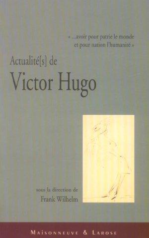 Image du vendeur pour Actualits de Victor Hugo mis en vente par Chapitre.com : livres et presse ancienne