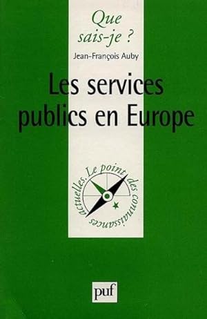 Les services publics en Europe