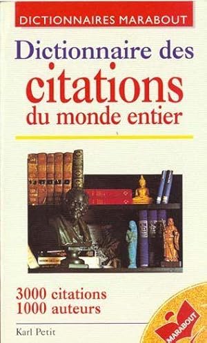 Dictionnaire des citations du monde entier