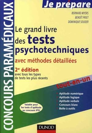 Le grand livre des tests psychotechniques avec méthodes détaillées. tout-en-un, aptitude numériqu...