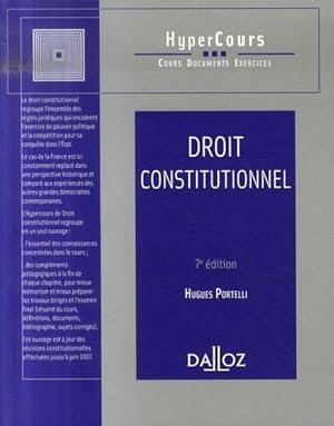 DROIT CONSTITUTIONNEL (7E EDITION)