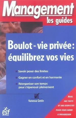 Seller image for Boulot-vie prive for sale by Chapitre.com : livres et presse ancienne