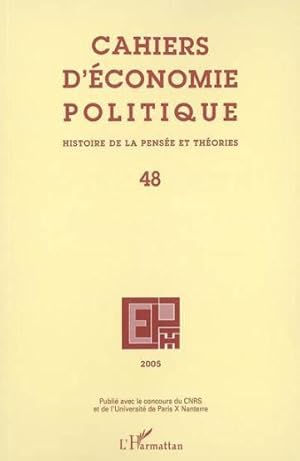 cahiers d'économie politique n.48 ; histoire de la pensée et théories