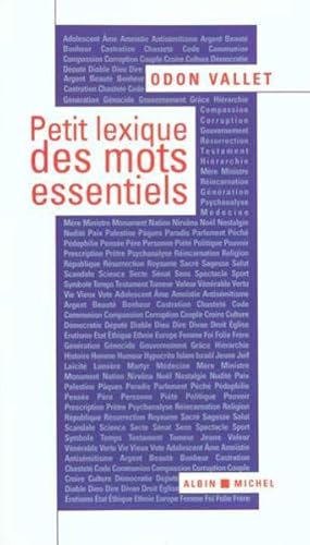 Petit lexique des mots essentiels