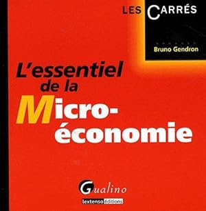 Image du vendeur pour L'essentiel de la micro-conomie mis en vente par Chapitre.com : livres et presse ancienne