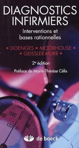 Image du vendeur pour diagnostics infirmiers : interventions et bases rationnelles (2e dition) mis en vente par Chapitre.com : livres et presse ancienne