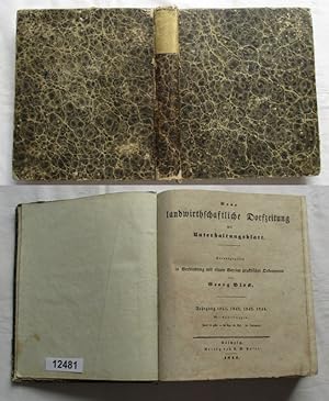 Seller image for Neue landwirschaftliche Dorfzeitung mit Unterhaltungsblatt - Jahrgang 1843-45 for sale by Versandhandel f�r Sammler