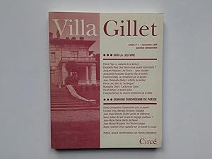 Les Cahiers de la Villa Gillet n° 1