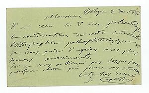 Immagine del venditore per Eigenh. Postkarte m. U. venduto da Antiquariat INLIBRIS Gilhofer Nfg. GmbH