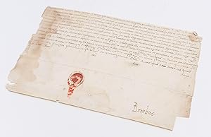 Papal brief, signed by Pietro Bembo, the secretary to Leo X.