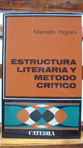 Seller image for ESTRUCTURA LITERARIA Y MTODO CRTICO for sale by LIBRERA ROBESPIERRE