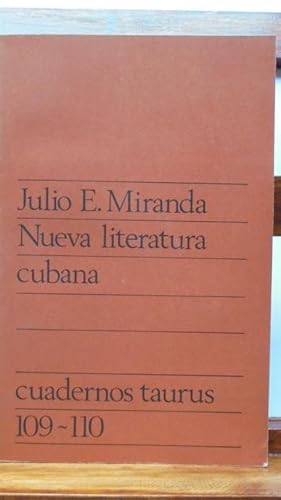 Imagen del vendedor de NUEVA LITERATURA CUBANA a la venta por LIBRERA ROBESPIERRE