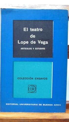 Seller image for EL TEATRO DE LOPE DE VEGA (Artculos y Estudios) for sale by LIBRERA ROBESPIERRE