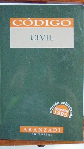 Imagen del vendedor de CDIGO CIVIL a la venta por LIBRERA ROBESPIERRE