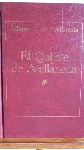 Seller image for EL QUIJOTE DE AVELLANEDA for sale by LIBRERA ROBESPIERRE