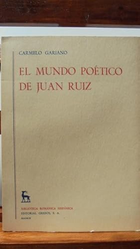 Imagen del vendedor de EL MUNDO POTICO DE JUAN RUIZ a la venta por LIBRERA ROBESPIERRE