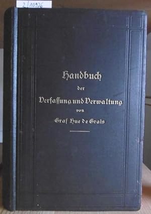 Seller image for Handbuch der Verfassung und Verwaltung in Preuen und dem Deutschen Reiche. 16.Aufl., for sale by Versandantiquariat Trffelschwein