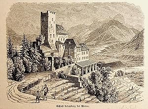 TSCHERMS, Schloss Lebenberg (Südtirol) [Castel Monteleone] [Schloss Löwenberg] Ansicht