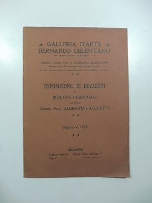 Galleria d'arte Bernardo Celentano. Esposizione di bozzetti e mostra personale del pittore Albert...