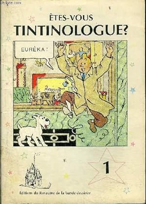 Seller image for tes-vous Tintinologue ? Vol.1 for sale by Le-Livre