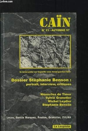 Image du vendeur pour Can n23 - Automne 97 : Des nouvelles de mon dentier, par Ernesto Mato - Portrait de Stphanie Benson, par Franois Braud - Tarzan malade d'Herv Prudon, par Michel Leydier,etc. mis en vente par Le-Livre