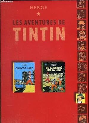 Image du vendeur pour Les aventures de Tintin : Objectif lune + On a march sur la lune mis en vente par Le-Livre