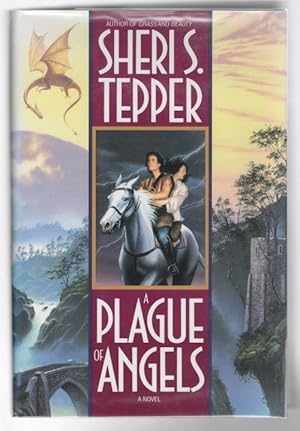 Seller image for A Plague of Angels by Sheri S. Tepper (First Edition) Review Copy for sale by Heartwood Books and Art