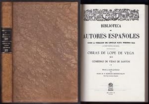 B. DE AUTORES ESPAÑOLES 187. OBRAS DE L. DE VEGA XII. COMEDIAS DE VIDAS DE SANTOS IV.