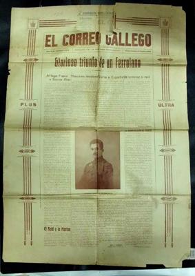 EL CORREO GALLEGO. FERROL, JUEVES 11 FEBRERO 1926. AÑO XLIX - Nº 17049. (ORIGINAL).