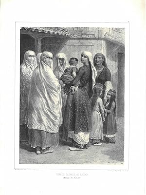 Femmes Tatares au Baidar. Crimée, 26 Août 1837