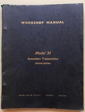 Rootes Workshop Manual Model 35 Automatic Transmission 2nd edition