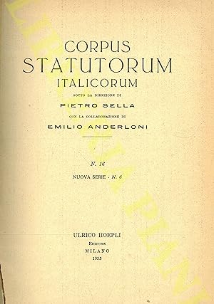 Consuetudini e Statuti Reggiani del secolo XIII. Edizione critica. Volume I.