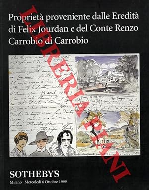 Proprietà proveniente dalle Eredità di Felix Jourdan e del Conte Renzo Carrobio di Carrobio.