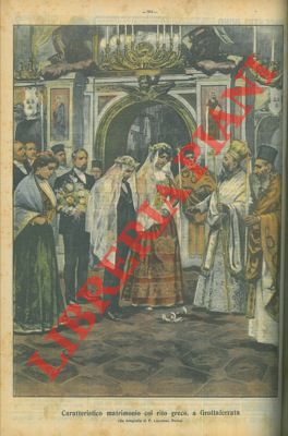 Bild des Verkufers fr Caratteristico matrimonio col rito greco, a Grottaferrata. zum Verkauf von Libreria Piani