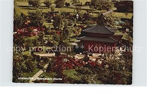 Bild des Verkufers fr Postkarte Carte Postale Leverkusen Japanischer Garten zum Verkauf von Versandhandel Boeger