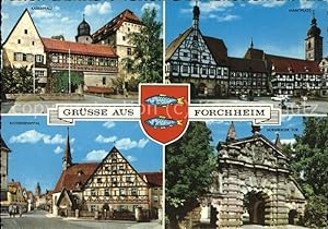 Postkarte Carte Postale Forchheim Marktplatz Kaiserpfalz Kathrinenspital