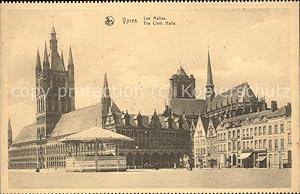 Bild des Verkufers fr Postkarte Carte Postale Ypres Ypern West Vlaanderen Les Halles zum Verkauf von Versandhandel Boeger