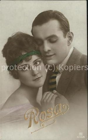 Immagine del venditore per Postkarte Carte Postale Poesie Liebe Rosa venduto da Versandhandel Boeger