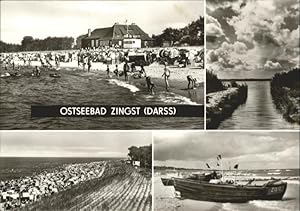 Postkarte Carte Postale Zingst Boot x