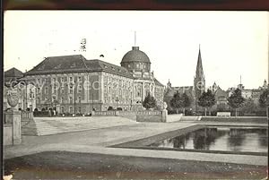 Postkarte Carte Postale Posen Westpreussen Ansiedelungskommission und Paulikirche Feldpost