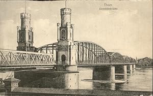 Postkarte Carte Postale Thorn Eisenbahnbrücke