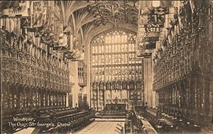 Seller image for Postkarte Carte Postale Windsor Choir St Georges Chapel for sale by Versandhandel Boeger