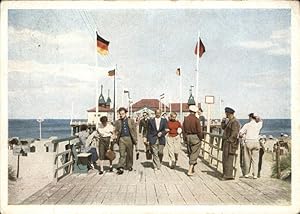 Postkarte Carte Postale Ahlbeck Seebrücke